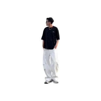 CORNILOT Casual Pants Unisex White