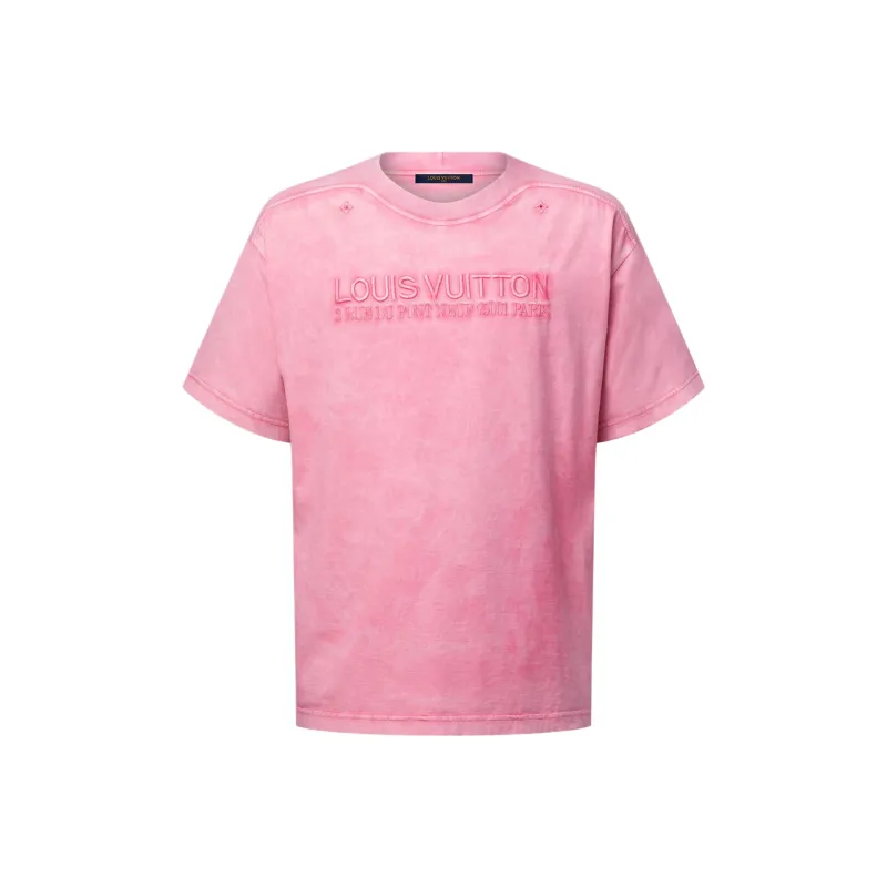 LOUIS VUITTON Washed Ribbed T Shirt-0