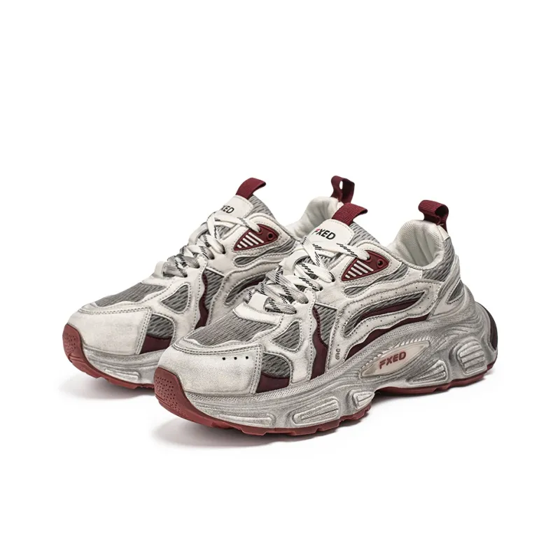 Kung Fu Partners Moisture Wicking And Breathable Low Top Chunky Sneakers Men's-9