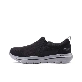 Skechers Go Walk Evolution Ultra Low Top Casual Shoes Men's Black