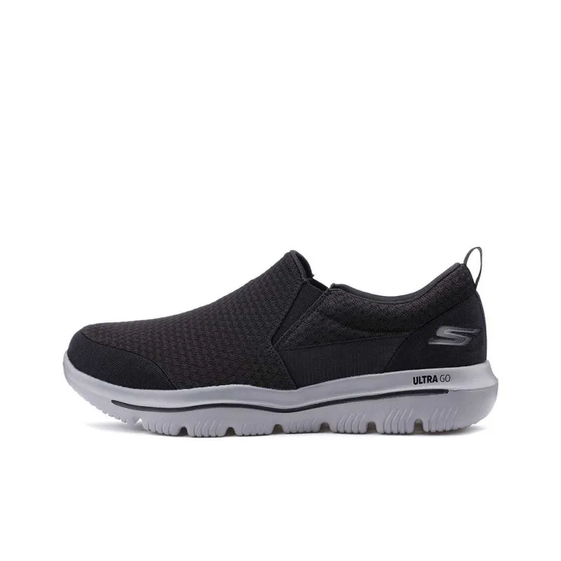 Skechers Go Walk Evolution Ultra Low Top Casual Shoes Men's Black-0