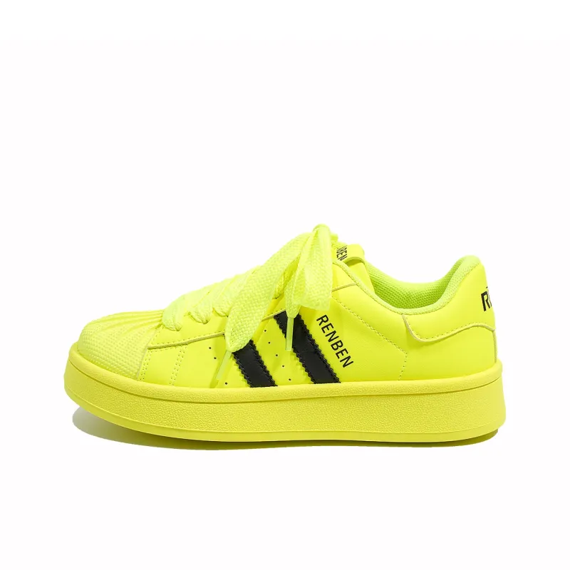 RENBEN Wear resistant And Lightweight Low Top Skateboard Shoes Women's-27