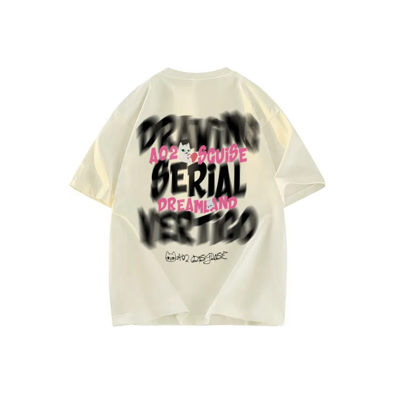 A02 T Shirts Unisex Light Beige Apricot-1