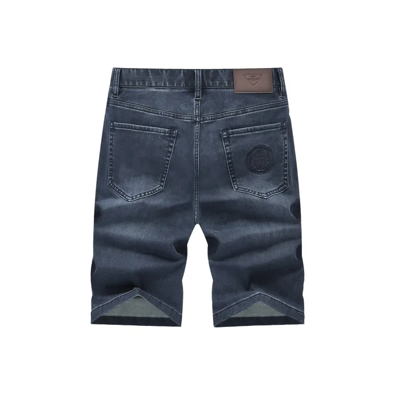 SEPTWOLVES Denim Shorts Unisex Dark Blue-1