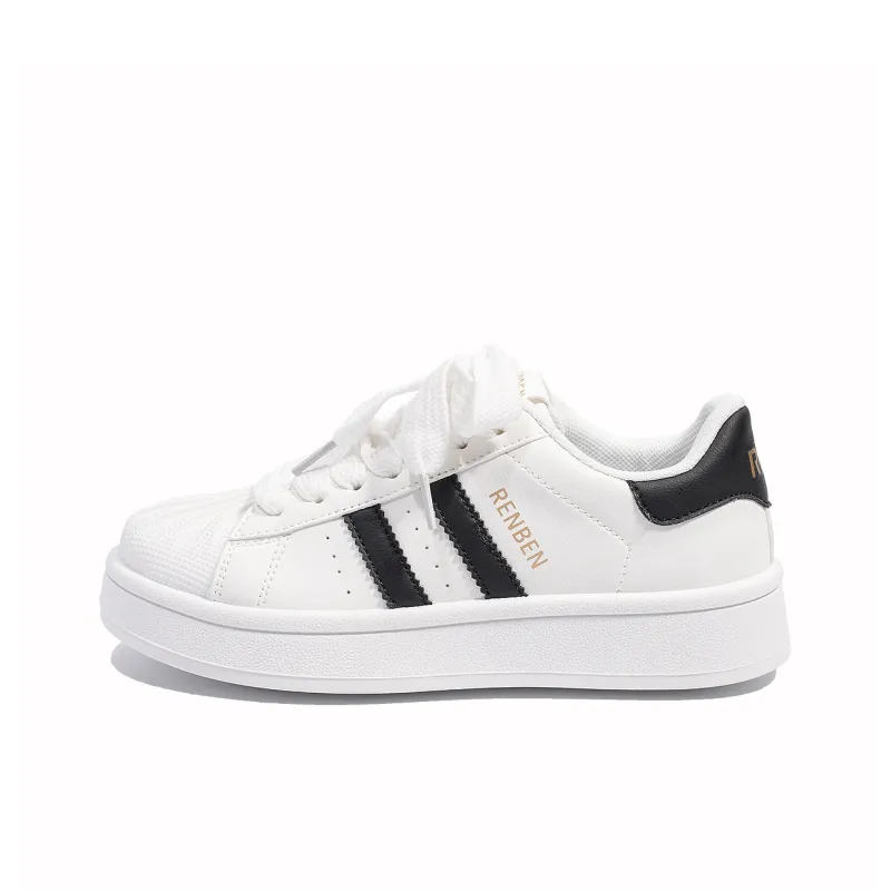 RENBEN Wear resistant And Lightweight Low Top Skateboard Shoes Women's-0