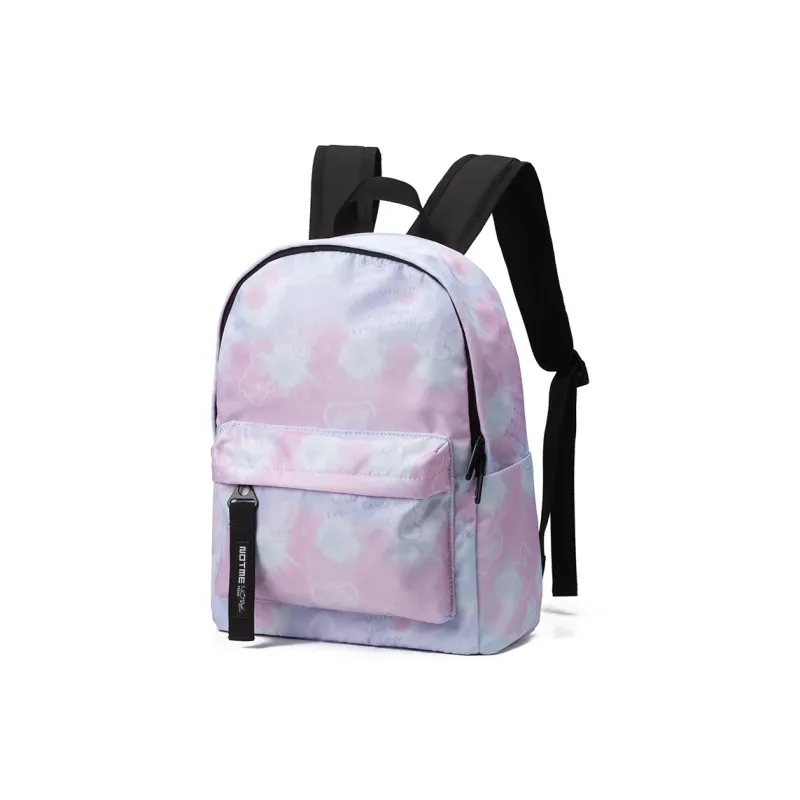 NOT ME Polyester Backpack 14 Inch Laptop Backpack Regular Unisex Romantic Pink-2