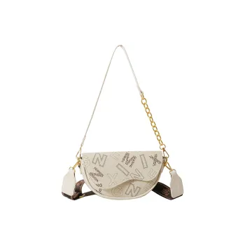 Kewuku PU Saddle Bag, Shoulder Bag, Crossbody Bag Unisex Multicolor