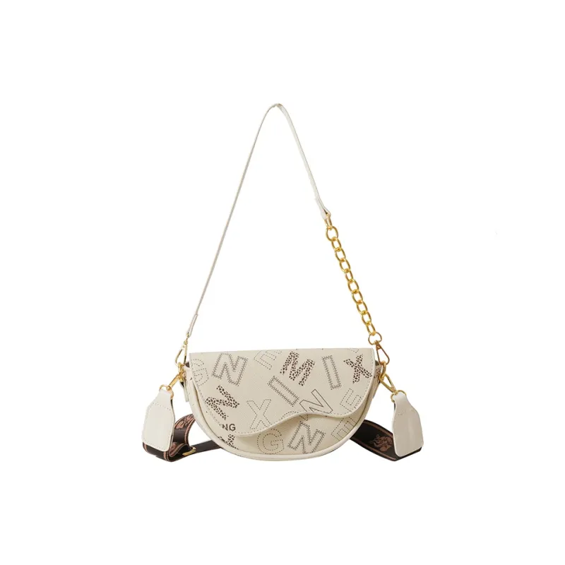 Kewuku PU Saddle Bag, Shoulder Bag, Crossbody Bag Unisex Multicolor-0