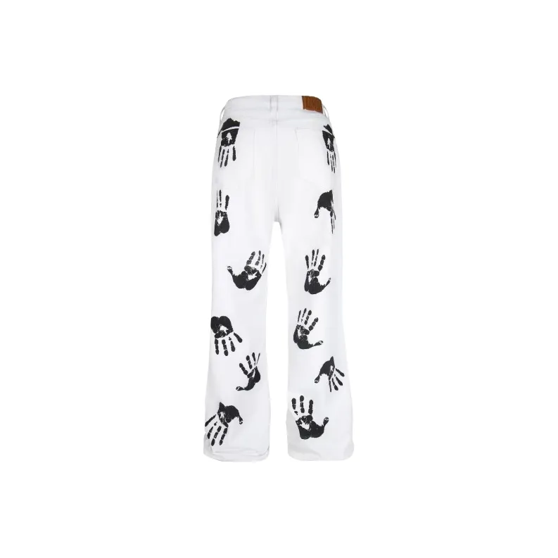 OG96 LAB Jeans Unisex White/Color☀-1