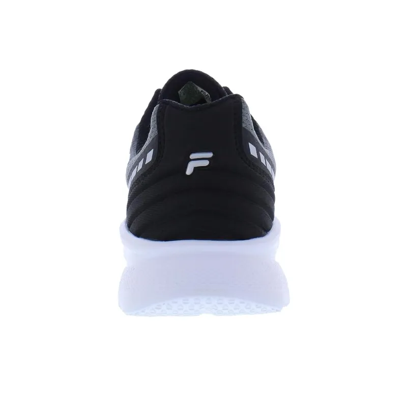 FILA Memory Panorama 8 Anti Slip Wear Resistant Low Top Running Shoes Men's Black-2