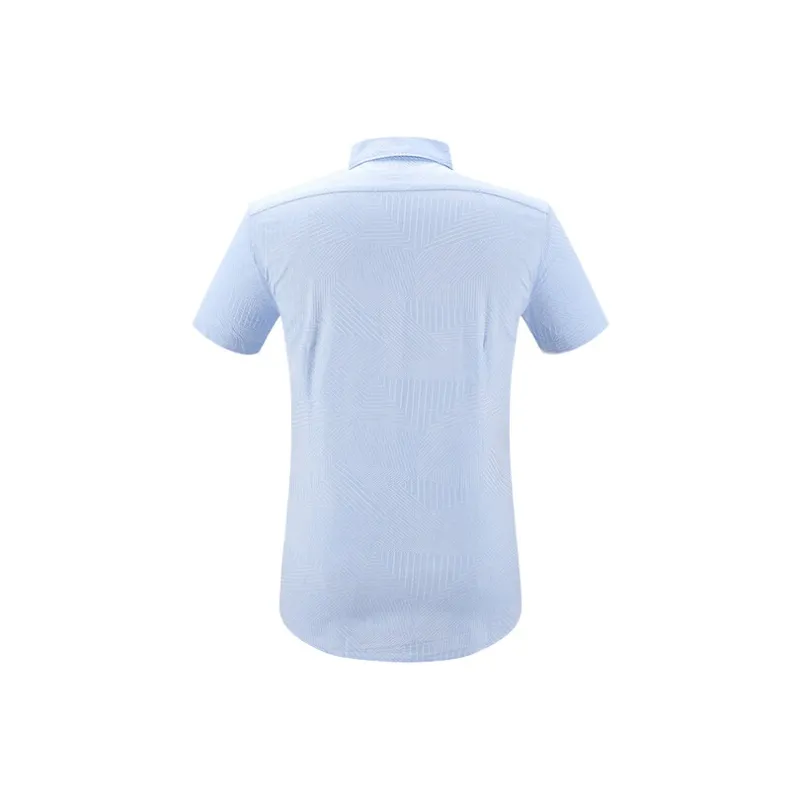 ARTSDON Shirts Men Light Blue Pattern-1