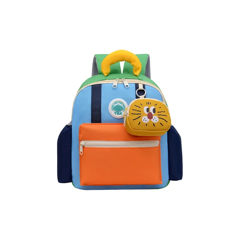 Juju Jimmy Nylon Backpack Regular Women's Pink/Green/Blue-7