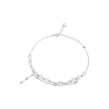 Fu Ru Ji S925 Silver Anklets Women's