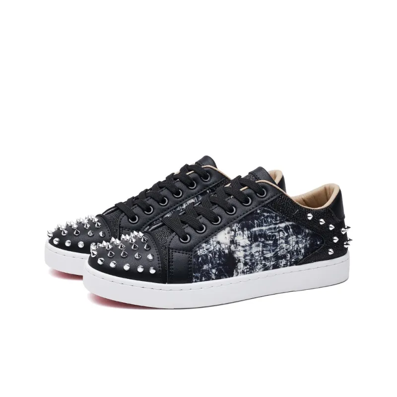 VANSSI Low Top Skateboard Shoes Men's-3