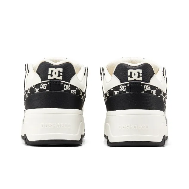 DC Shoes CAMPUS CAS Anti Slip Wear Resistant Low Top Brother's Skateboard Shoes Men's Monogram White Black-3