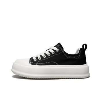 EDENBO Low Top Skateboard Shoes Men's Black