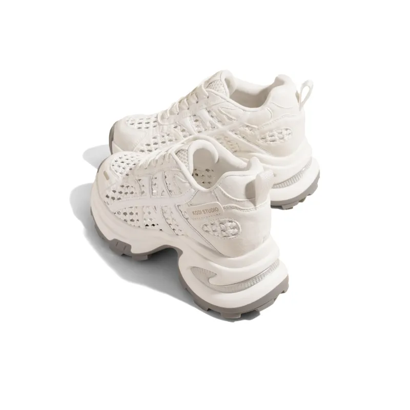 KODI Height Increasing Slip Resistant Low Top Chunky Sneakers Women's-3