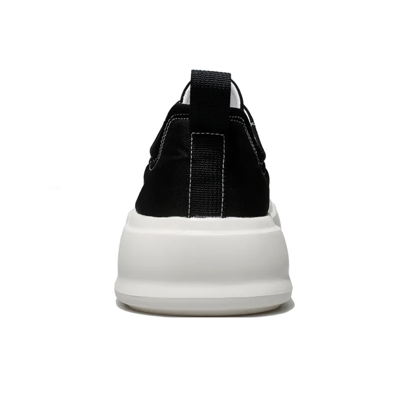 EDENBO Low Top Skateboard Shoes Men's Black-3