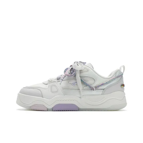 FILA FUSION BANK III Cool Skateboarding Shoes, 3rd Generation Low Top Skateboard Shoes Women's White