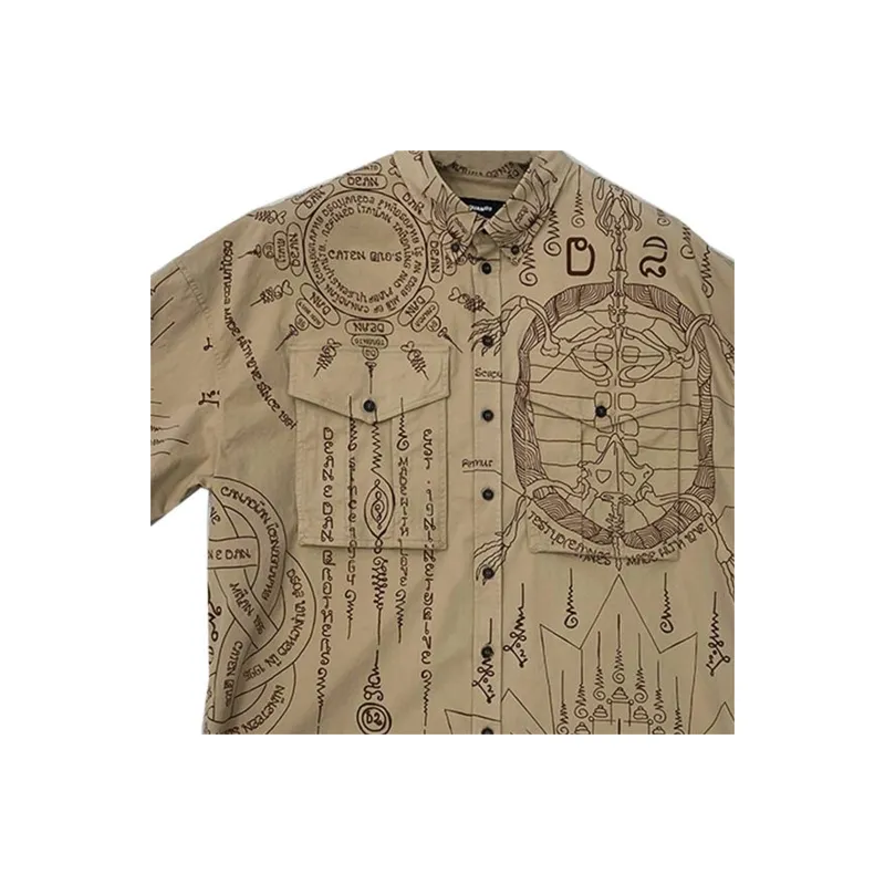 Dsquared2 Graphic Printed Buttoned Shirt-2