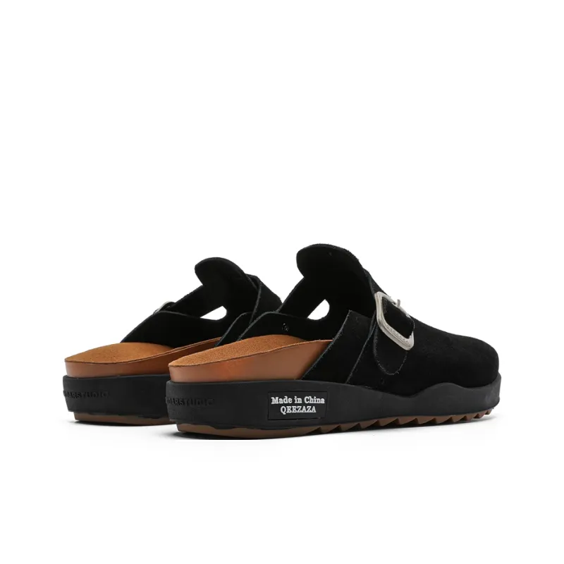 APRHE Rubber Sole Closed Toe Slippers Unisex-1