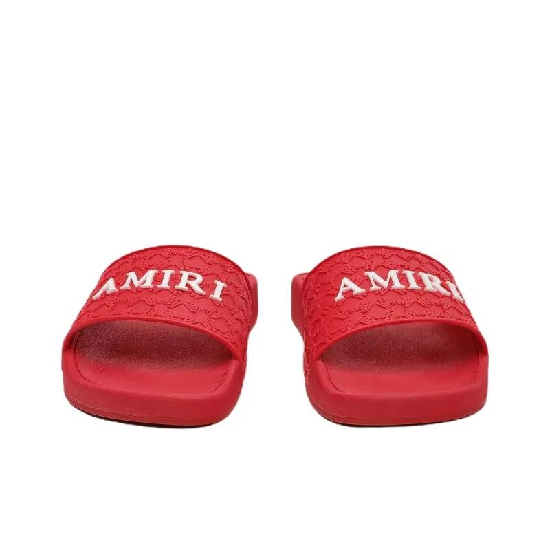 AMIRI Slide Slippers Men Red-4