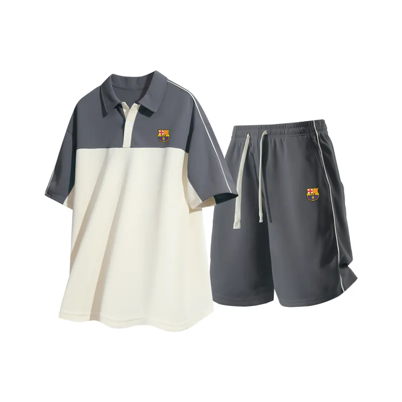 FCB ARCELONA Casual Sportswear Unisex 2 Piece Set-2