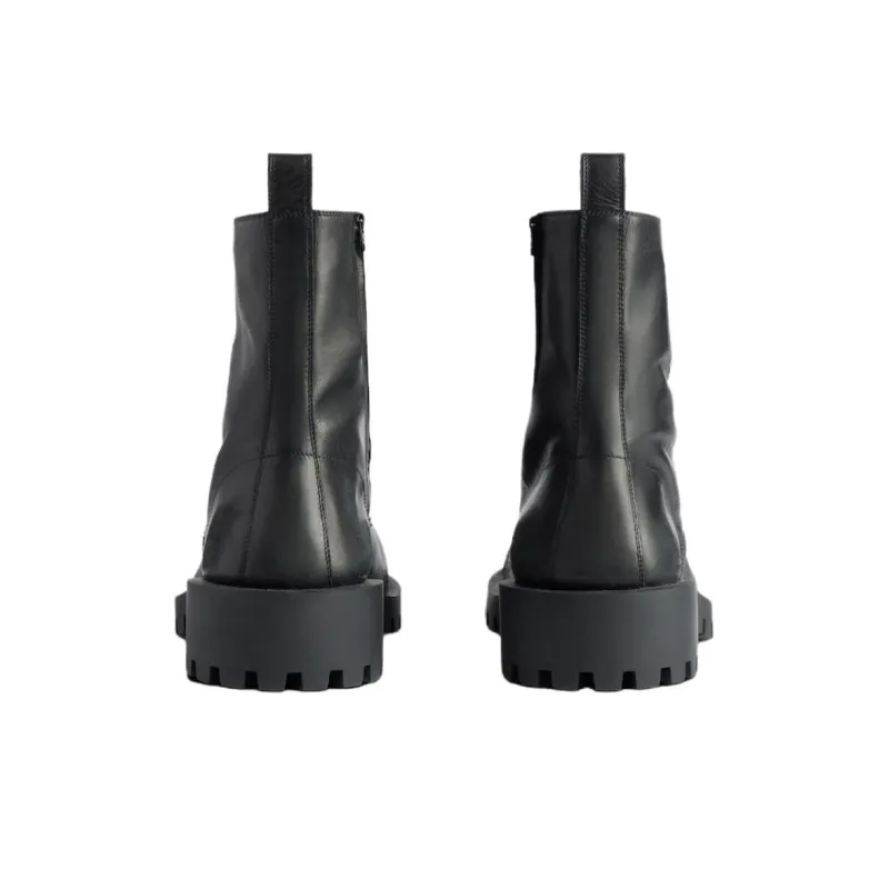 Balenciaga Hummer Ankle Boots 5cm Men's Black-4