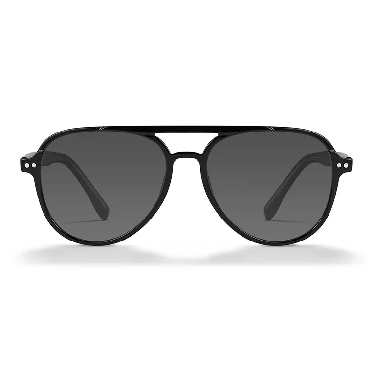 MUYKUY TR90 Aviator Sunglasses Unisex-5