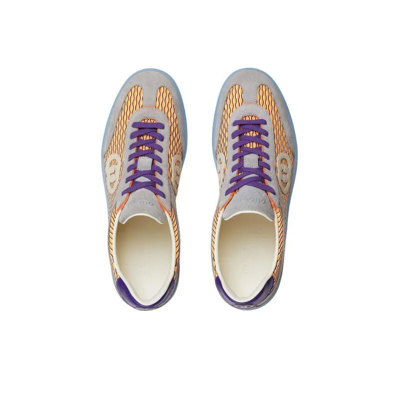 GUCCI G75 Low Top Skateboard Shoes Men's Orange-3