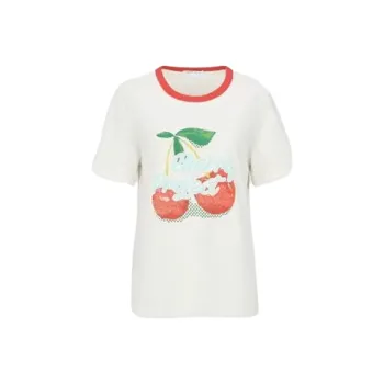 URBAN REVIVO T Shirts Women's Beige Yellow