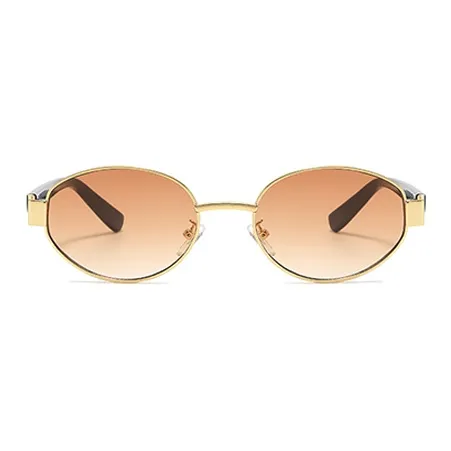 NOME Metal Oval Sunglasses Unisex-11