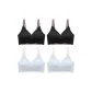 4 Pack (2 Black+2 Light Blue)