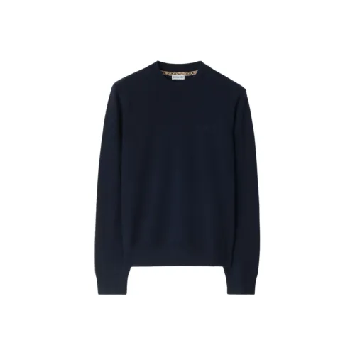 Burberry Cashmere Sweater Men's Marine Blue