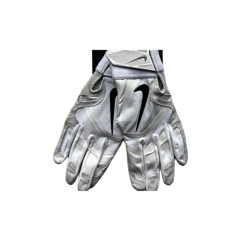 Nike Baseball Gloves Hitting Gloves PU Polyurethane Unisex White-2