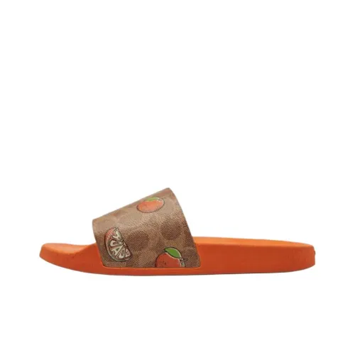 COACH Slide Slippers Women's Tan