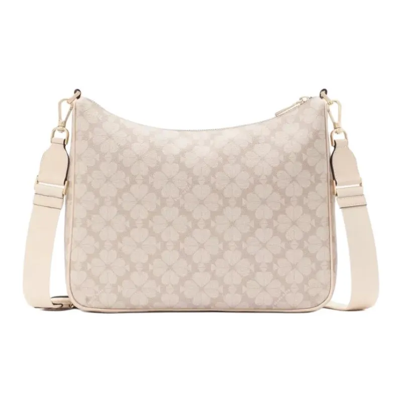 Kate Spade Flower PVC Shoulder Bag, Crossbody Bag Tubas Women's Beige-2
