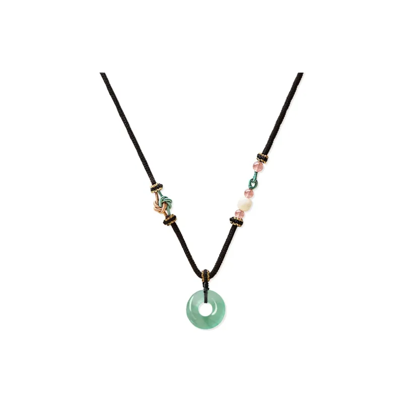 JUICY GRAPE African Emerald Jade Necklaces Unisex-0