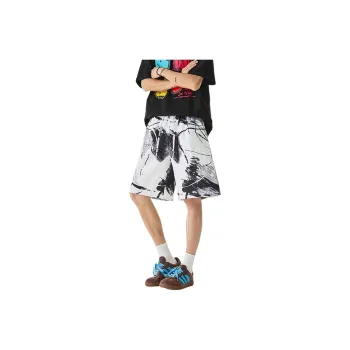 WKOOG Casual Shorts Unisex White