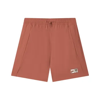 FILA x XIAOHULI,LIANMINGKUAN SS25 Casual Shorts Women's Fine Russet Red