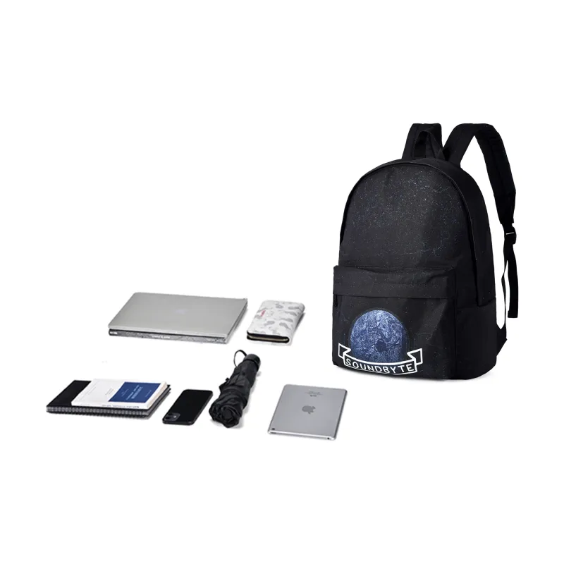 GLORY&CO Polyester Backpack Unisex Black-4