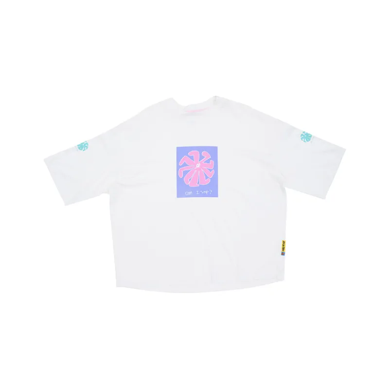 ANGAORUO T Shirt Women's Bleached-0