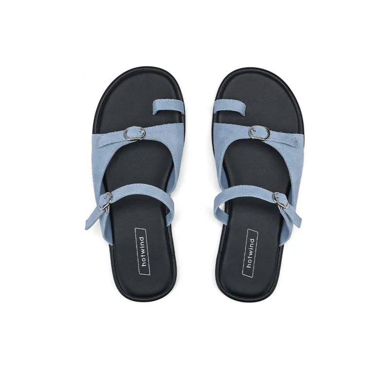 Hotwind Rubber Sole Slip Resistant Slide Slippers Women's-7