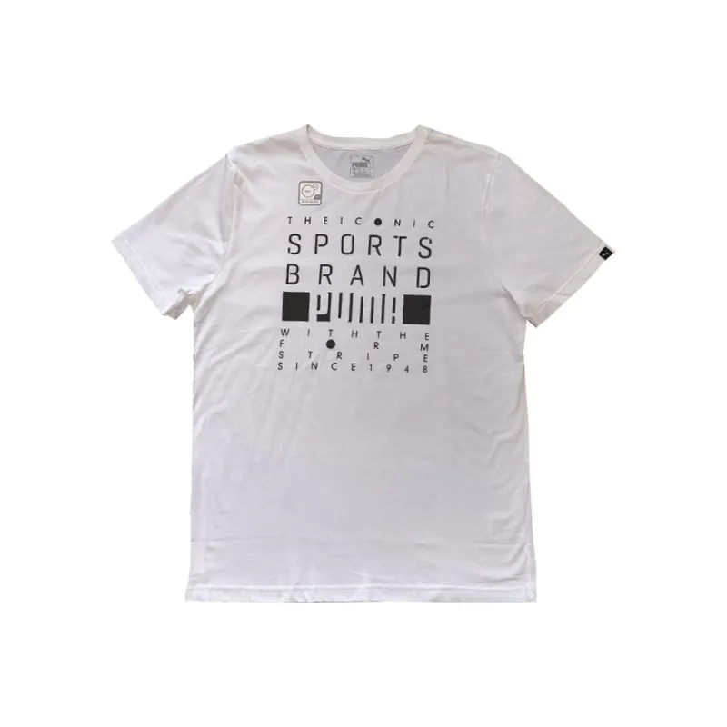 PUMA DRYCELLBrand T Shirt Men's White-0