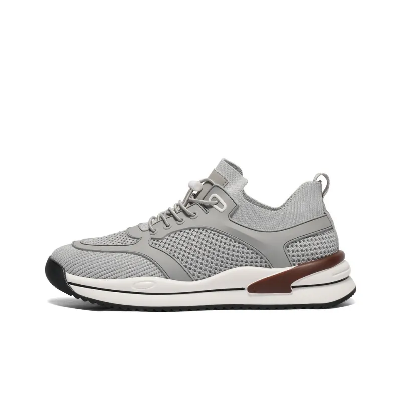 BELLE Casual Shoes Men Low Top Black, Gray-4