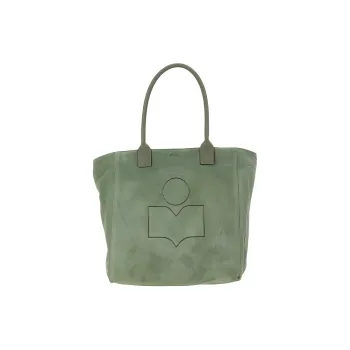 ISABEL MARANT Suede Tote Bag, Shopping Bag, Handbag, Shoulder Bag Regular Women's Green