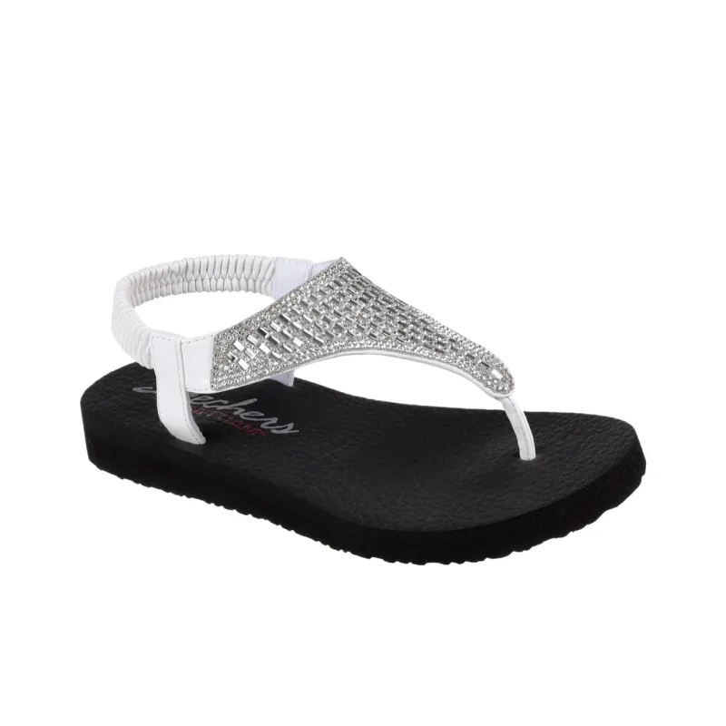 Skechers Meditation Beach Sandals Women's White-2