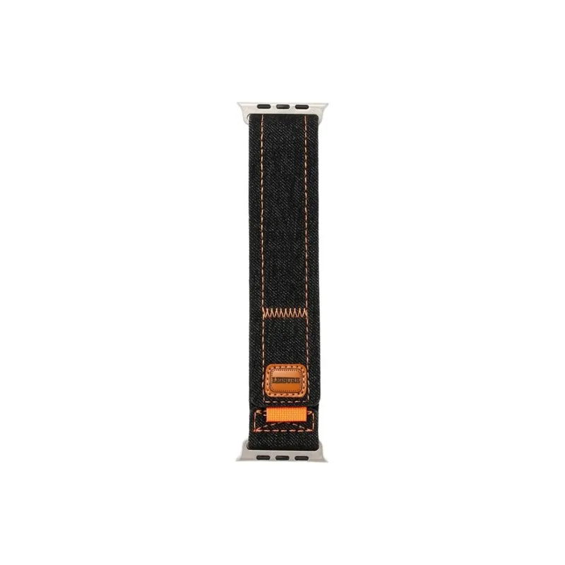 KVZUVUU Apple Compatibility Watch Band 204mm Denim Material-11