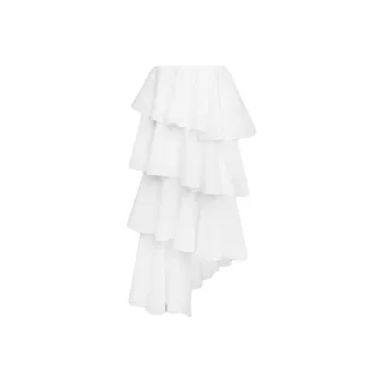 Alaia Tiered Assymetric Mini Skirt
