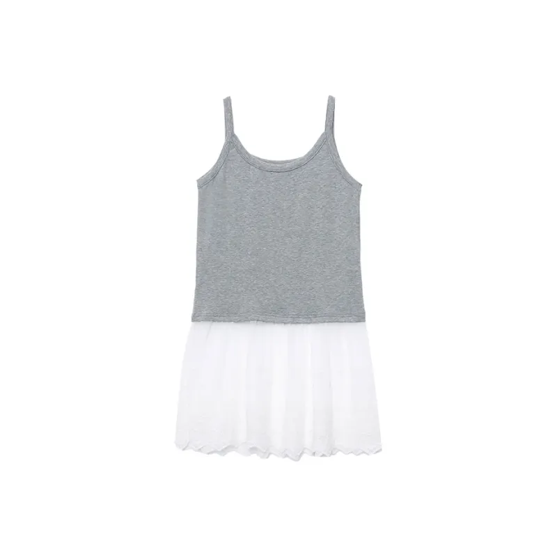 CHARM PICK Tank Tops Women's Light Gray-0